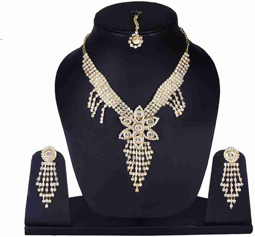 American diamond clearance set flipkart