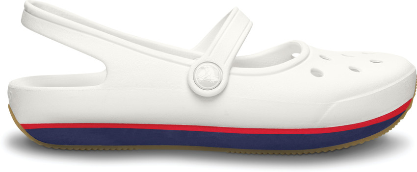 CROCS Crocs Retro Mary Jane Women Women White Navy Flats