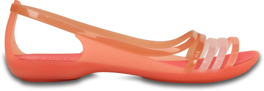 CROCS Crocs Isabella Huarache Flat W Women Red Flats Buy Coral