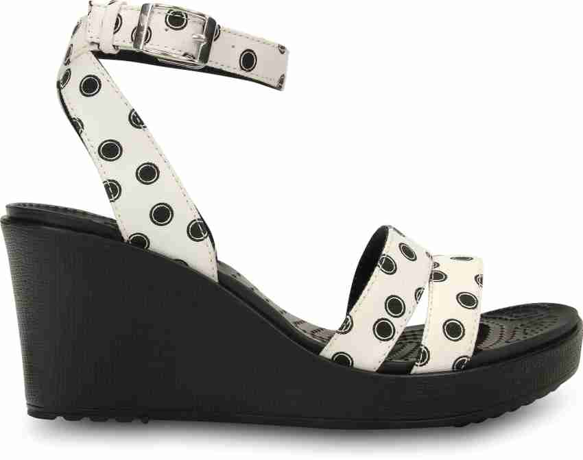 Crocs leigh graphic wedge sale
