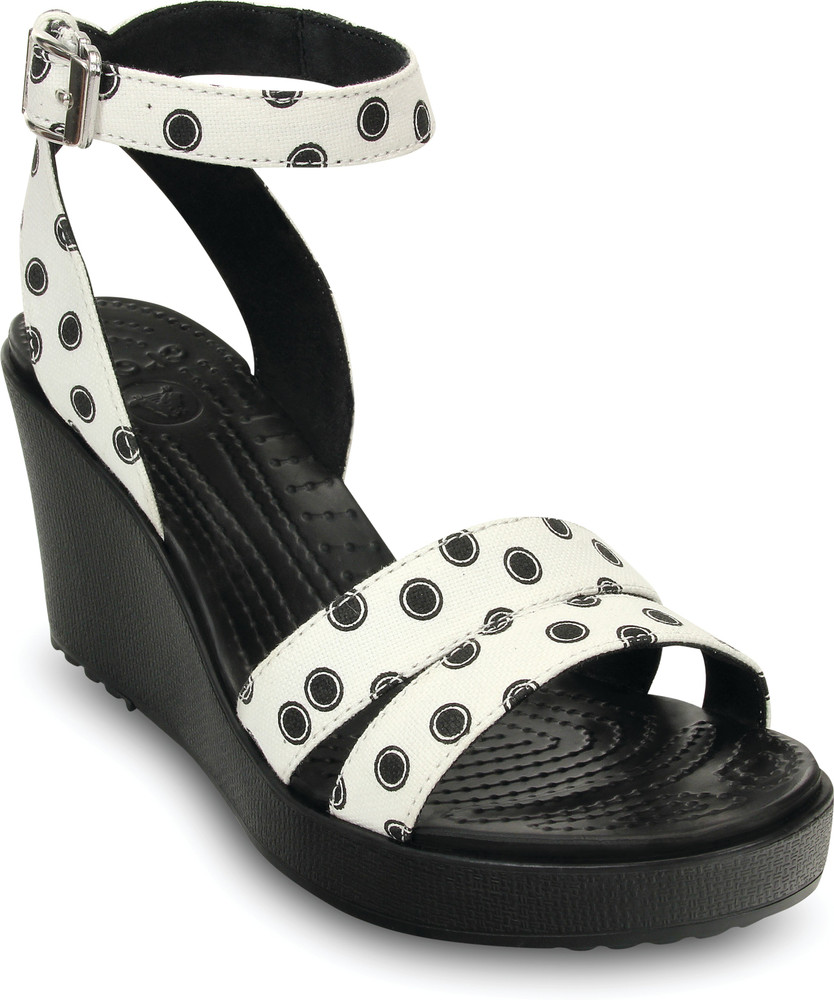 Crocs leigh graphic wedge sale