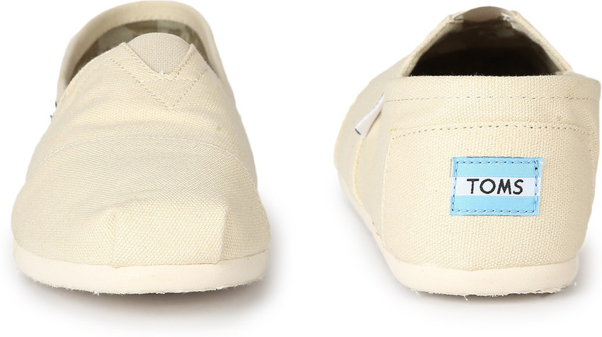 Toms classic natural discount canvas