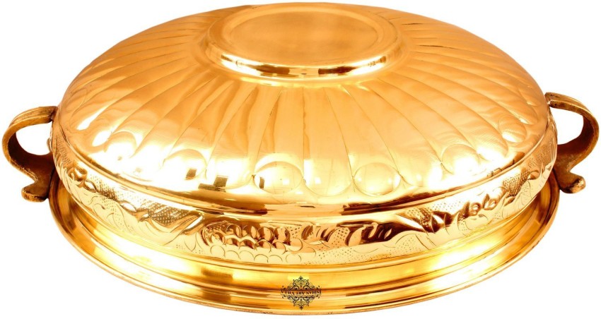 Buy Copper Brass & Silver Plated Urli Platter Online– INDIAN ART VILLA