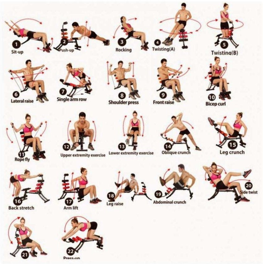 WESTTURN n Fitness Six pack care wonder core rock gym Ab Exerciser