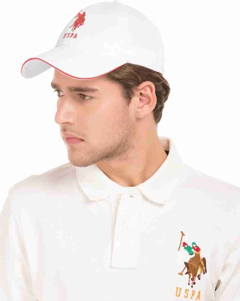 Us polo white cap cheap