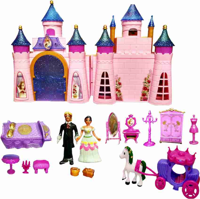Disney princess hot sale doll castle