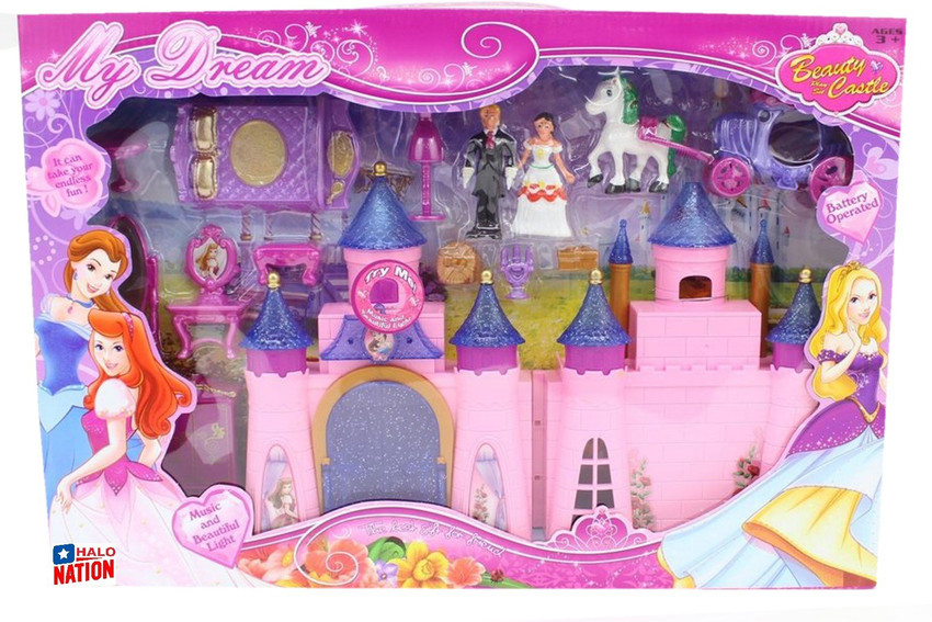 Disney princess clearance doll castle