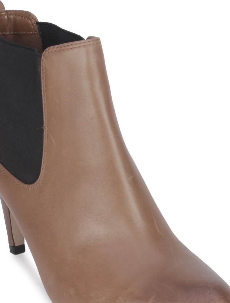 CLARKS Carlita Quinn Boots For Women Buy Tan Leather Color CLARKS Carlita Quinn Boots For Women Online at Best Price Shop Online for Footwears in India Flipkart