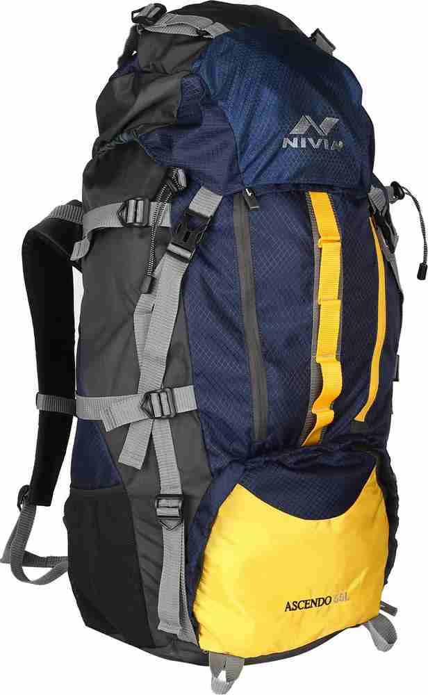 Nivia ascendo outdoor waterproof hiking rucksack on sale
