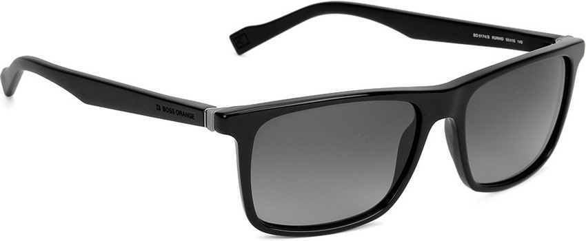 Buy Boss Orange Retro Square Sunglasses Grey For Men Online Best