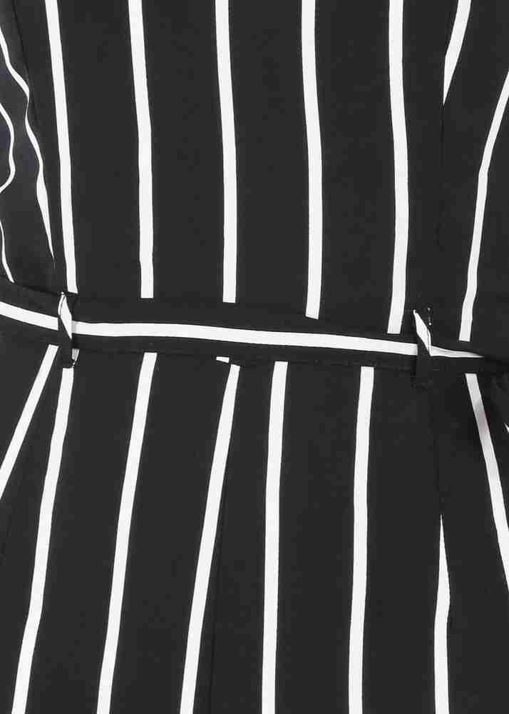 Black and white vertical striped deals shirt forever 21