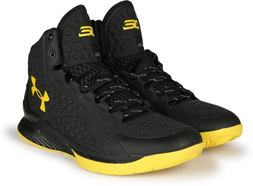 curry shoes black and yellow