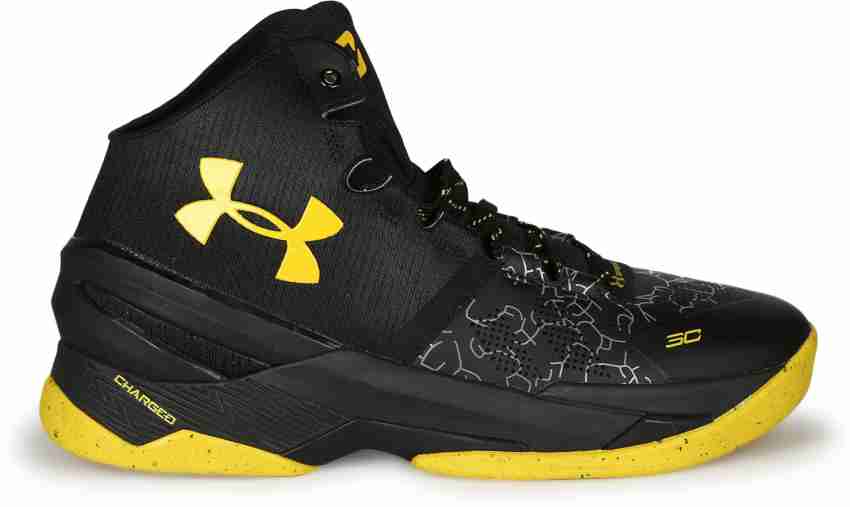 Curry black clearance and yellow shoes