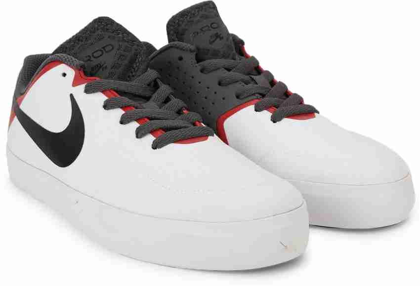 NIKE SB PAUL RODRIGUEZ CTD LR CNVS Sneakers For Men Buy White Dark Grey Gym Red Black Color NIKE SB PAUL RODRIGUEZ CTD LR CNVS Sneakers For Men Online at Best Price