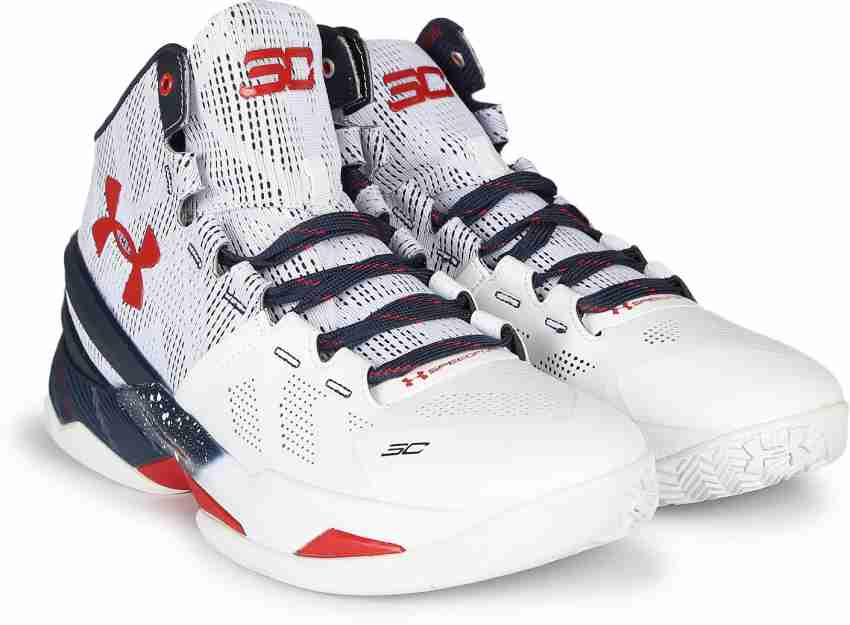 Curry 2 red hot sale white and blue