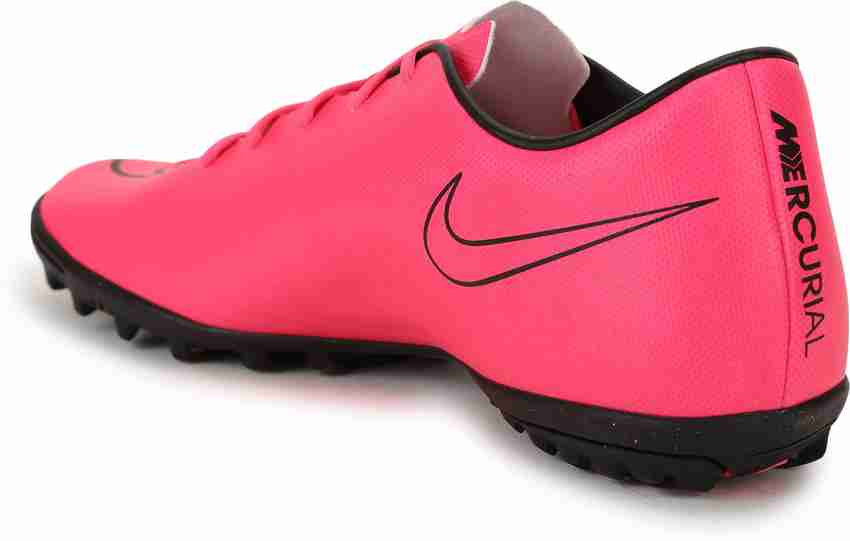 NIKE MERCURIAL VICTORY V TF Football Shoes For Men Buy Pink Pink Black Color NIKE MERCURIAL VICTORY V TF Football Shoes For Men Online at Best Price Shop Online for Footwears in