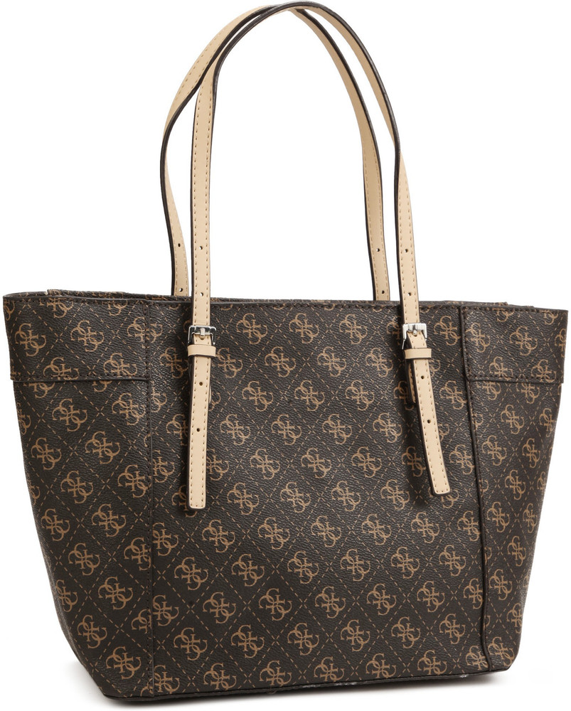 guess brown tote bag