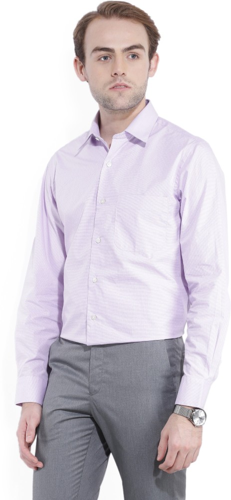Cantabil Men Purple Shirt