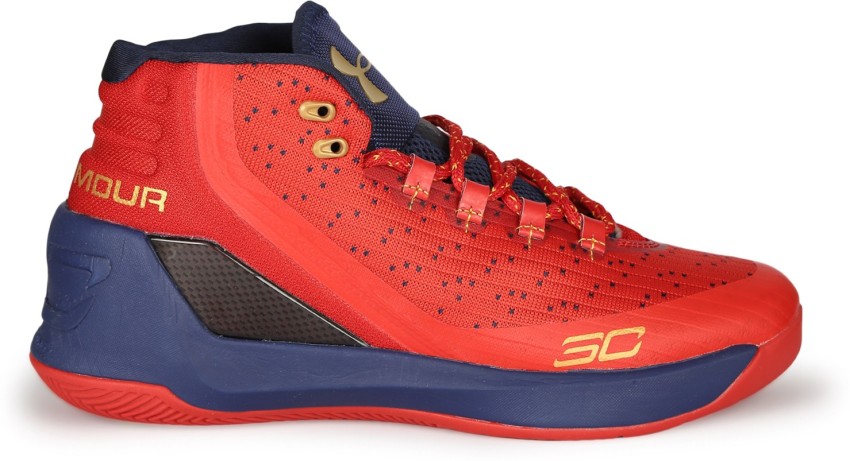 Under armour curry sales 3 red