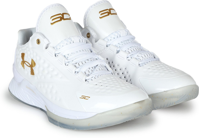 curry 1 white and gold