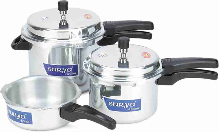 Surya accent pressure cooker set of 3 new arrivals