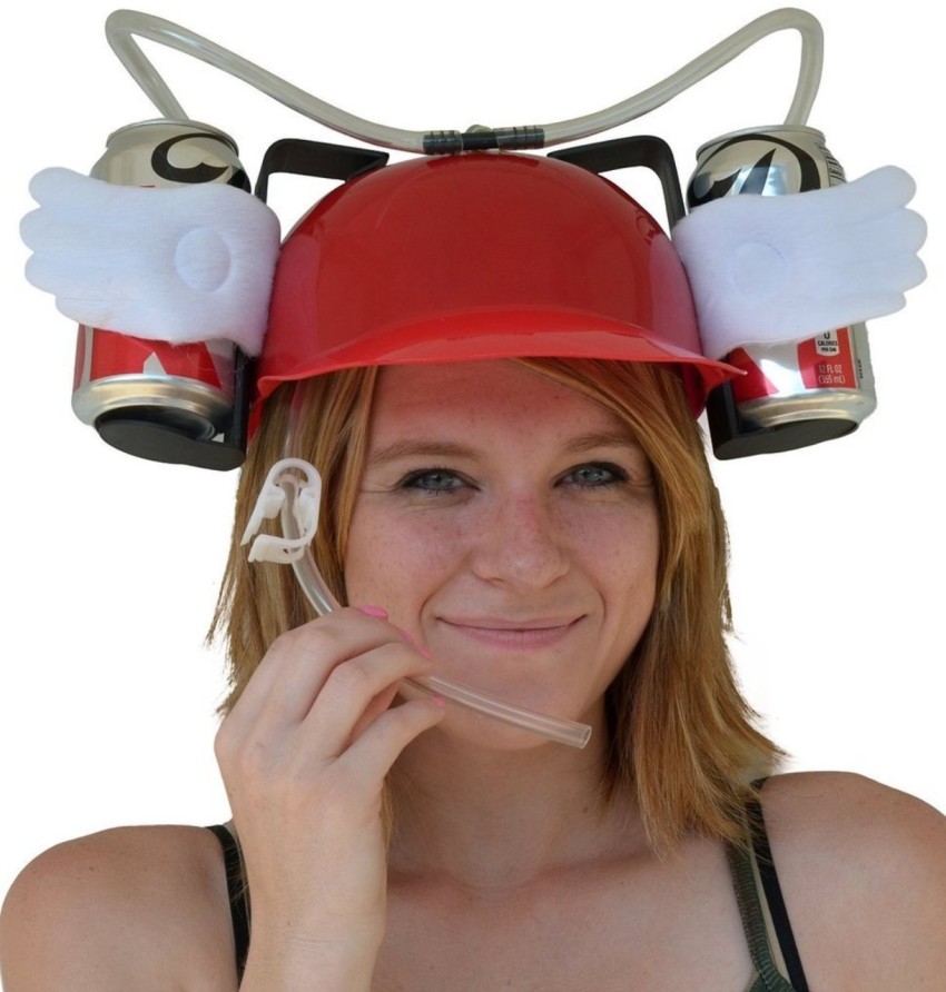 Drinker Beer and Soda Guzzler Casque