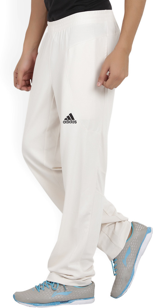 adidas cricket white trousers