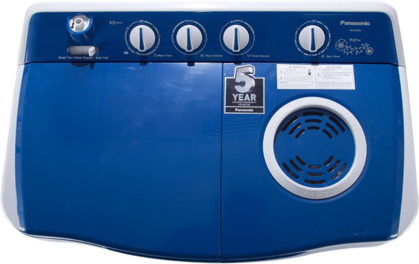 Panasonic 7 kg Semi Automatic Top Load Washing Machine Blue Price 