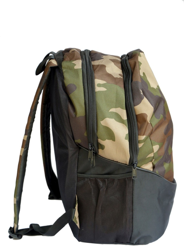 Army colour cheap school bags