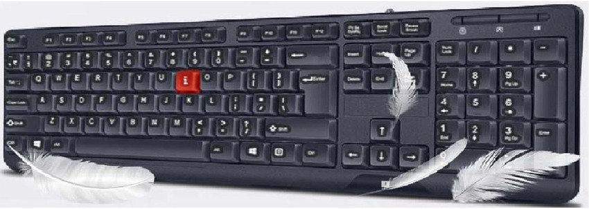 iball Sleek BT9 Wired USB Desktop Keyboard iball Flipkart