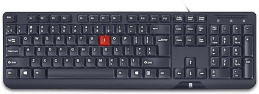 iball Sleek BT9 Wired USB Desktop Keyboard iball Flipkart