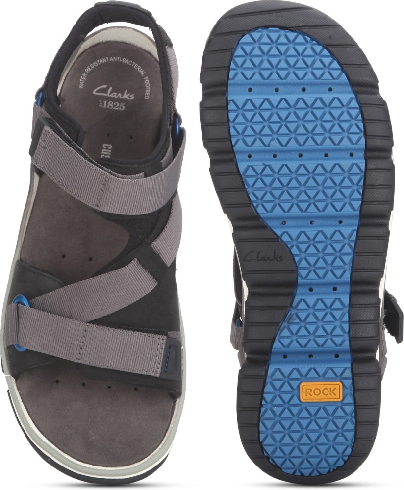 CLARKS Men Black Sandals Buy CLARKS Men Black Sandals Online at