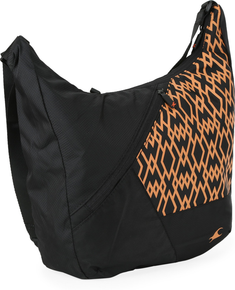 Fastrack Black Sling Bag A0549NBK01 Black Price in India