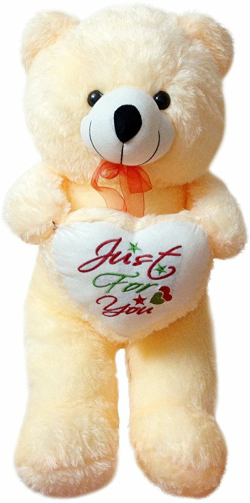 kashish trading company Cream just For You Teddy Bear 70 Cm