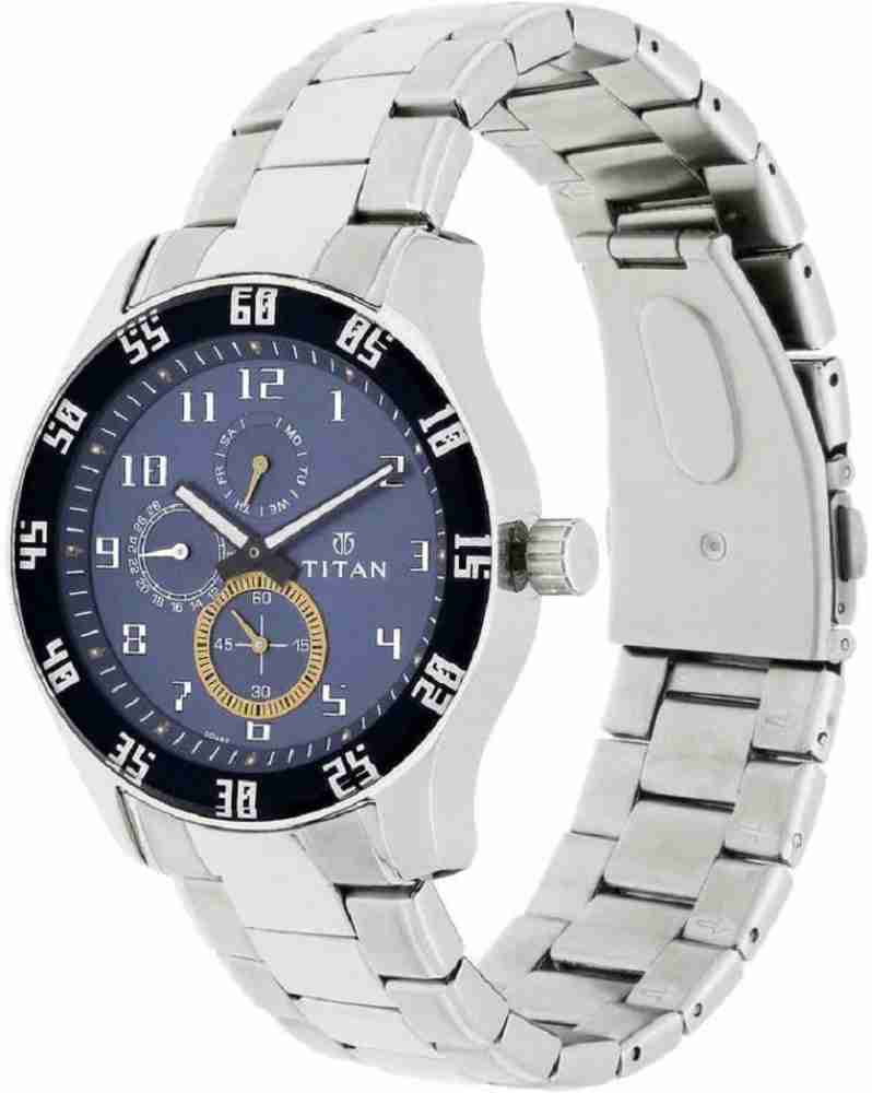 Titan best sale blue dial