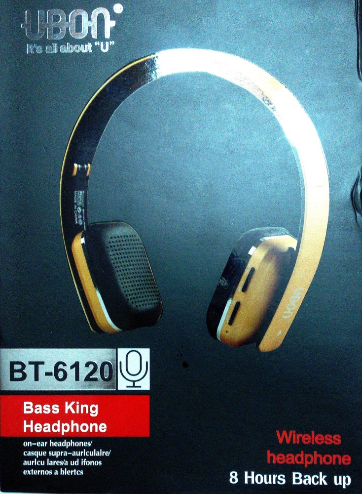 Ubon Bt 6120 Wireless Bluetooth King of Bass Bluetooth Headset