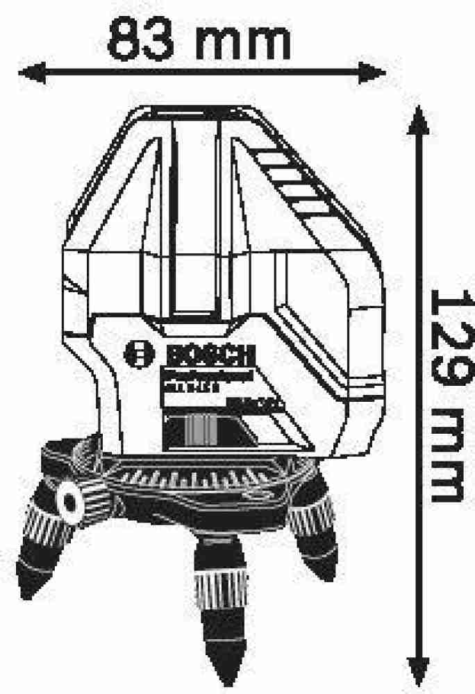 Bosch Self-Leveling Three-Line Laser, 50-ft Max (Bosch GLL 3-15)
