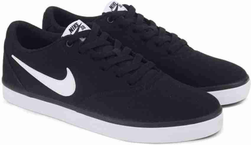 Nike sb check solar canvas black shop
