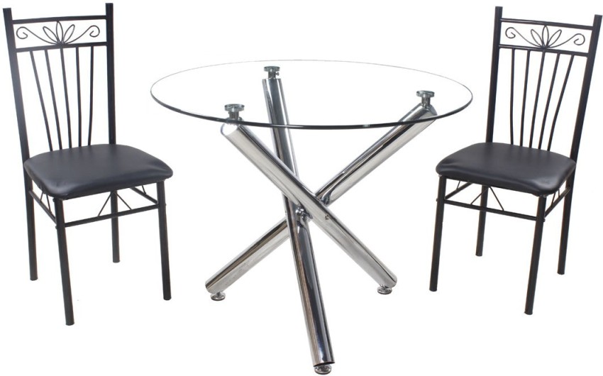 2 seater glass online top dining table