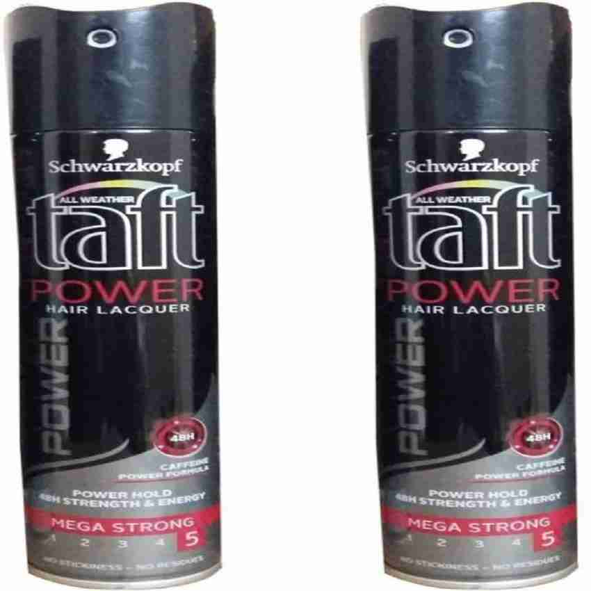 Schwarzkopf Taft Power Hair Spray Mega Strong Pack Of 2 Hair Spray - Price  in India, Buy Schwarzkopf Taft Power Hair Spray Mega Strong Pack Of 2 Hair  Spray Online In India