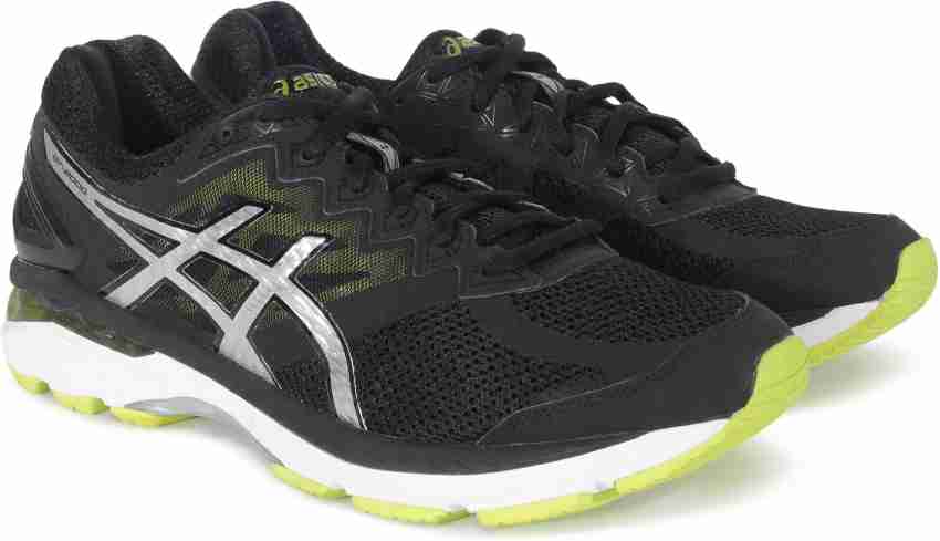 Asics GT 2000 4 RunningShoe For Men Buy BLACK SILVER LIME