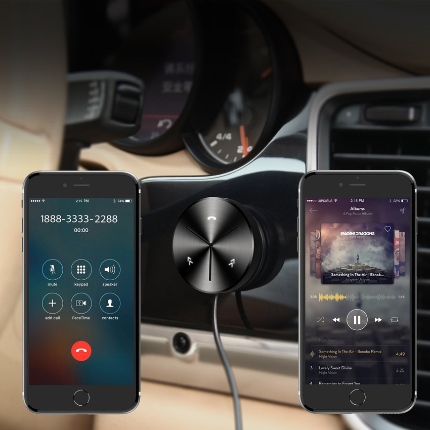 AUKEY v4.0 Car Bluetooth Device with Audio Receiver Car Charger