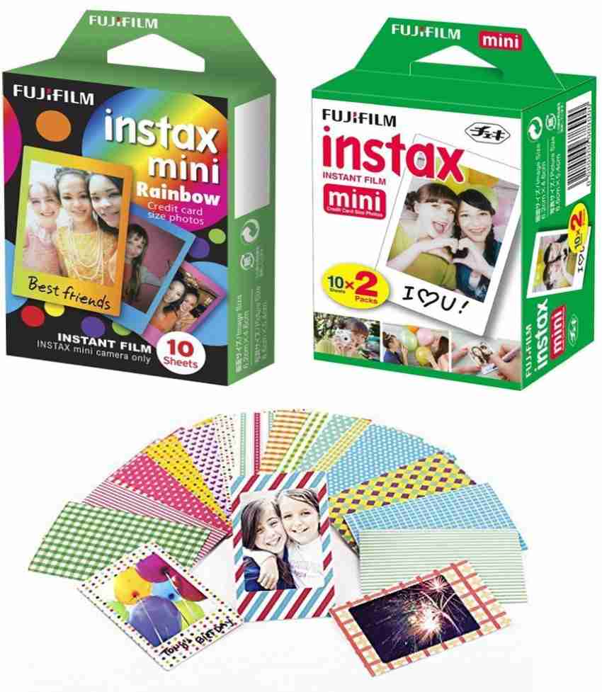 Fujifilm Instax Film Mini White Double Pack 20 sheets: Sale at