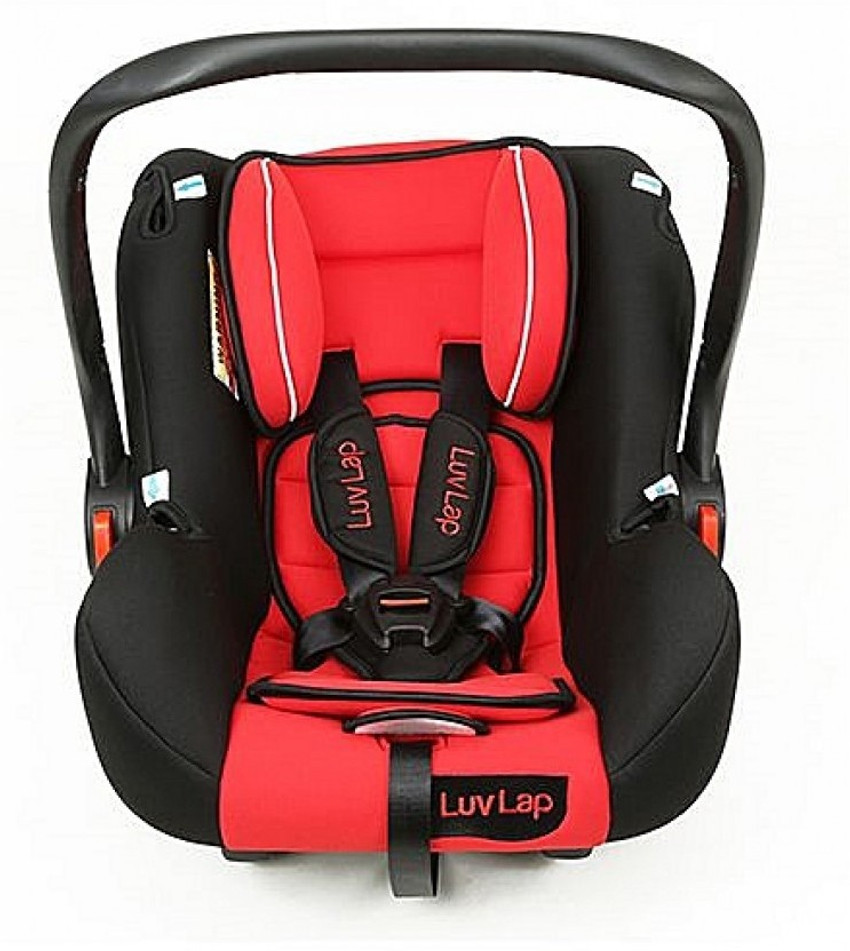 LuvLap Luv Lap Baby Car Seat With Carry Cot Red Baby Car Seat