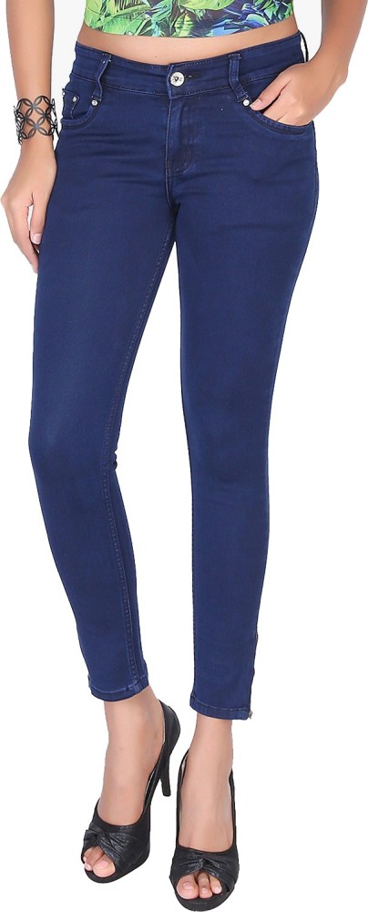 Best of Mumbai Slim Women Dark Blue Jeans - Buy Best of Mumbai Slim Women  Dark Blue Jeans Online at Best Prices in India