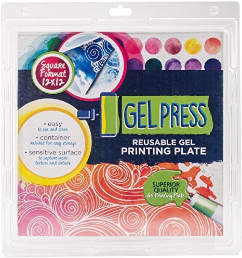 Gel Press Monoprinting Print Plate - 12” X 12” India