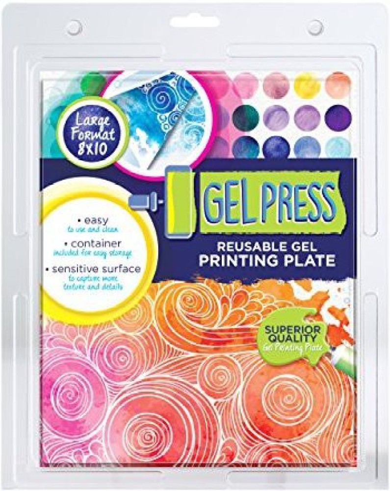 Gel Press Reuseable Printing Plate 8 X 10 Inch - Reuseable Printing Plate 8  X 10 Inch . shop for Gel Press products in India.