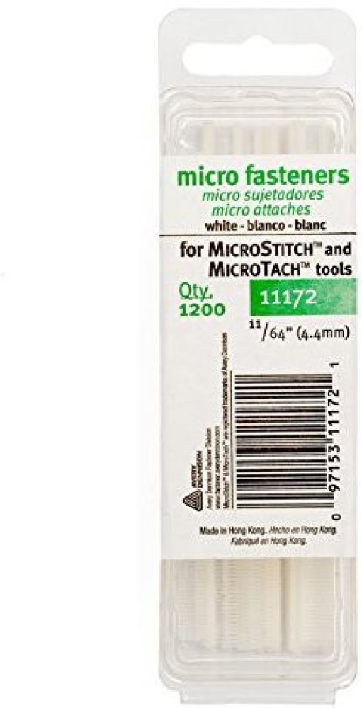 Microstitch Fasteners Refill Pack - Black