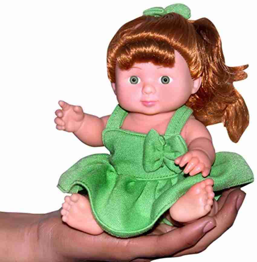 TOYSHINE 8 Inches Realistic Jinny Baby Doll Girl GREEN 8