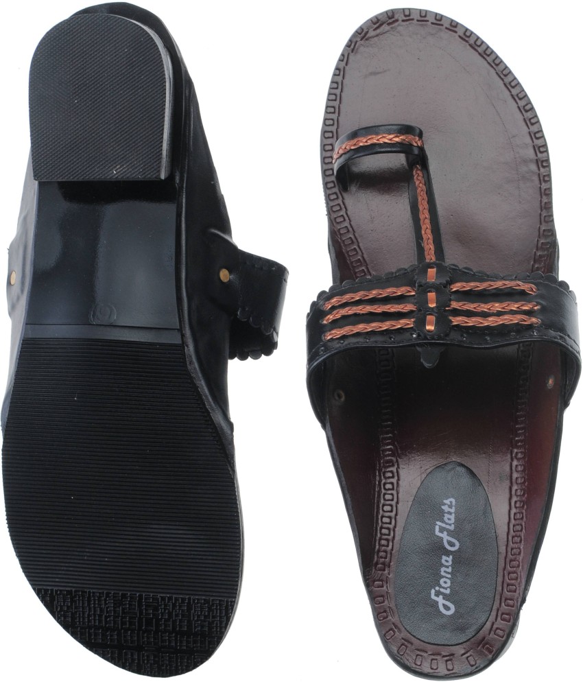 FIONA FLATS Women Black Sandals - Buy FIONA FLATS Women Black Sandals  Online at Best Price - Shop Online for Footwears in India